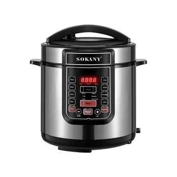 Мультиварка Sokany SK-07053 Silver 7 л 900 Вт 12 программ с антипригарным покрытием (107-80-SK-07053)