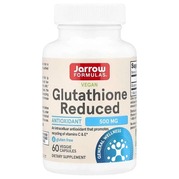 Глутатион восстановленный Jarrow Formulas (Glutathione Reduced) 500 мг 60 капсул JRW15039