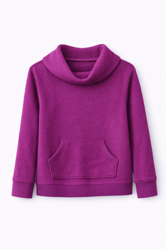 Теплая кофта OldNavy 5Т (104-110 см) для девочки с горлом Фиолетовый