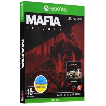Диск для XBOX One - Mafia Trilogy + картонный футляр, русская версия