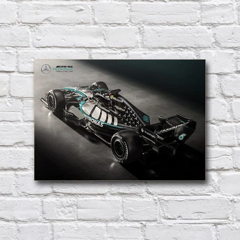 Деревянный постер Формула-1 Mercedes-AMG W17 210х297 мм