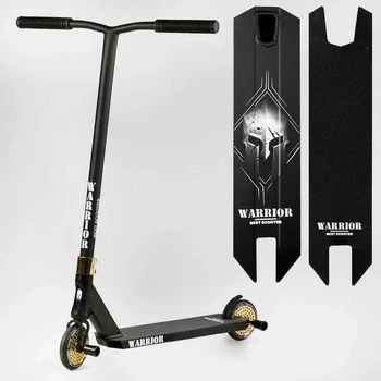 Самокат трюковый Best Scooter Warrior Т-50615, сверхпрочный, колеса 120 мм, пеги, подшипники ABEC-9 (i7-112766)