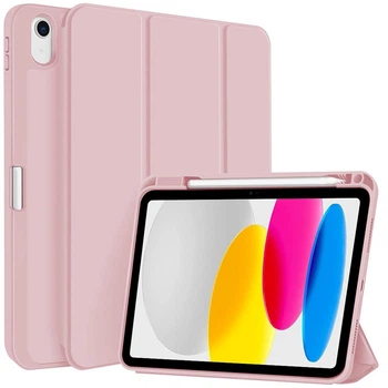 Чохол CoverSoft iPad 10 (10.9) 2022 with Apple Pencil Holder, Pink