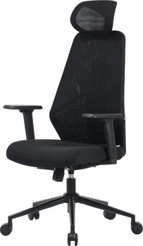 Крісло комп'ютерне офісне ергономічне OfficePro Fusion Black (OC577B)