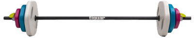 Sztanga Tiguar Powergym + talerzy 2 x 1.25 - 2.5 - 4.5 kg TI-PG004 (5906660029632)
