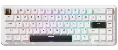 Клавиатура проводная Attack Shark X65 Magnetic Switch USB White (AS-6972792470535-W-UA)