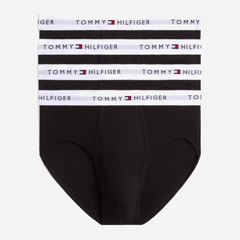 Набір трусів брифів чоловічих бавовняних Tommy Hilfiger 09TF001-001(Black) XL 4 шт Чорний (088541316538)