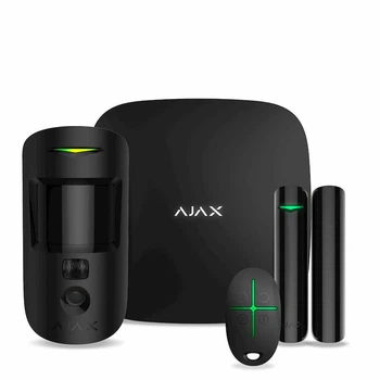 AJAX StarterKit Cam черный (Black) Стартовый комплект беспроводной системы безопасности