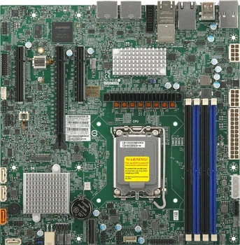 Материнська плата Supermicro MBD-X14SAZ-TLN4F-O (s1851, Intel W880, PCI-Ex16)