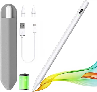 Стилус с функцией отклонения ладони для iPad/iPad Pro/Air/Mini 2018-2025