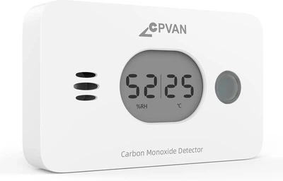 Датчик угарного газа (CO) CPVAN 3-в-1 с термометром и гигрометром (EN 50291)