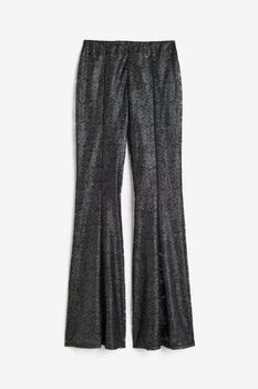 Брюки H&M S черно серебряный 10061423202