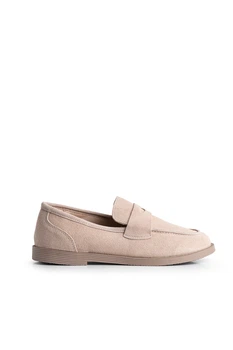 Лофери замшеві жіночі Hengji 6167/Beige/A588-5/B 41 Бежевий
