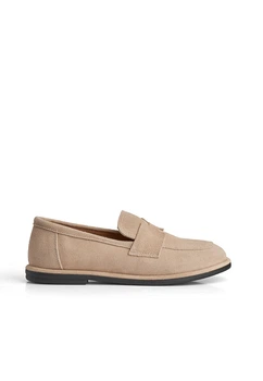 Лофери замшеві жіночі Hengji 6166/Beige/A560-5/B 39 Бежевий