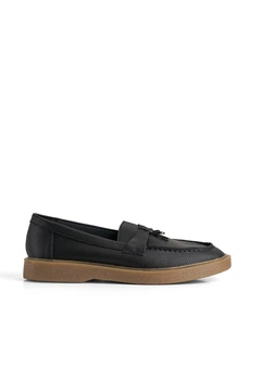 Лофери шкіряні жіночі Meideli 6162/Black/Leather/TP308-6/B 39 Чорний