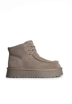 Уггі замшеві жіночі Gifanni 9032/Khaki/5826-459/B 40 Бежевий