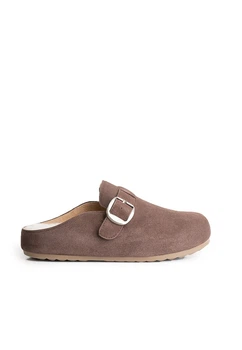 Сабо із мехом жіночі Jessica 6190/Brown/MU392-010/B 38 Коричневий