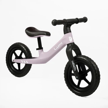 Детский Велобег Corso Lumi 12" (LR-61887) сиреневый
