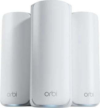 Router Netgear Orbi 770 Series WiFi 7 Mesh 3-Pack White (RBE773-100EUS)