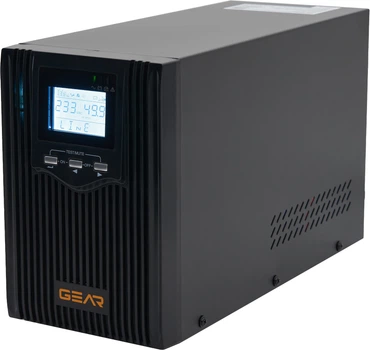 ИБП Gear 1200 Вт/1500ВА LCD Black (GU-1500PS)