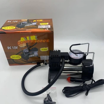 Компрессор автомобильный 12V с манометром и быстрым накачиванием