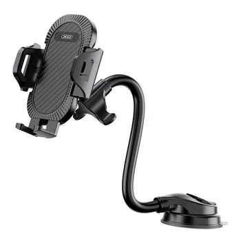 Автомобільний тримач XO C85 Car hose suction cup mobile phone holder Black