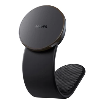 Автомобільний тримач із бездротовою зарядкою Baseus C02 Pro Series Magnetic Wireless Charging Black C40156000111-00