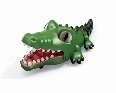 Крокодил на радіокеруванні Crocodile Y2 обертається відкриває пащу акумулятор 3.7 V пульт 2.4 GHz. Green (188025)