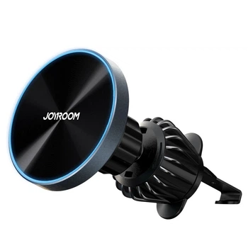 Автомобільний тримач із бездротовою зарядкою Joyroom JR-ZS240 Pro magnetic wireless car charger Black