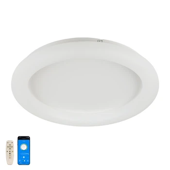 Стельова світлодіодна LED люстра 64W 50 см Білий (24309)