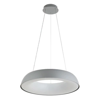 Люстра подвесная светодиодная смарт LED-кольцо Levistella 797MD6018 (480) DGY темно-серая