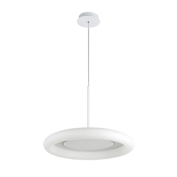 Люстра подвесная светодиодная, LED кольцо Levistella 797MD6006 (500) WH белая