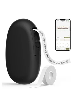 Міні-принтер для етикеток з Bluetooth чорний Amazon