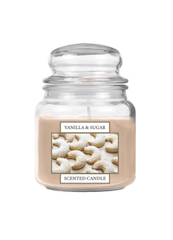 Ароматическая свеча в стеклянной банке Vanilla Sugar бежевый Livarno Home