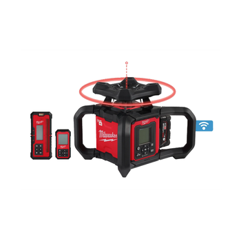 Уровень лазерный ротационный аккумуляторный MILWAUKEE, M18 RLOHV1200-501C, 1200м (зарядное устройство M12-18 C, 1 аккумулятор М18