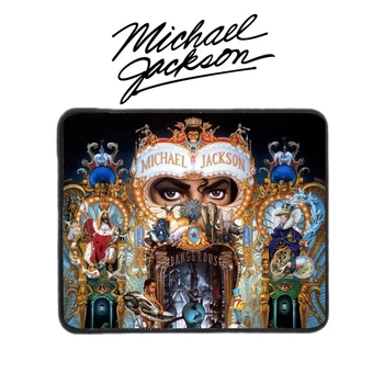 Ігрова поверхня Килимок для миші з оверлоком Michael Jackson Майкл Джексон 180х220 мм (МД02394)
