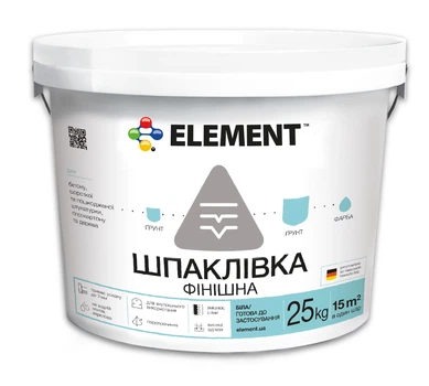Фінішна шпаклівка інтер'єрна ELEMENT 25 кг