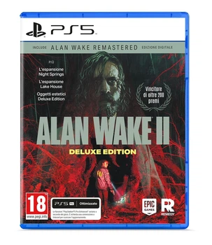 Игра, Remedy, Alan Wake 2 [Deluxe PEGI 18 Edition] 100% UNCUT, PS5, Немецкая версия, физ. издание, хоррор - Уценка