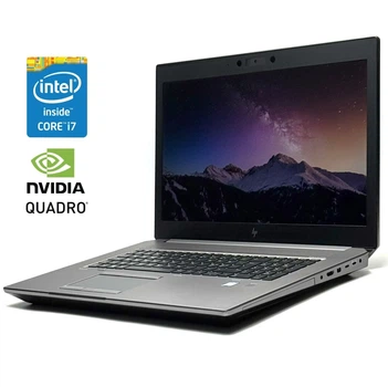 Мобильная рабочая станция HP ZBook 17 G6 / 17.3" (1920x1080) IPS / Intel Core i7-9850H (6 (12) ядер по 2.6 - 4.6 GHz) / 16 GB DDR4 / 256 GB SSD + 1000 GB HDD / nVidia Quadro RTX 3000, 6 GB GDDR6, 192-bit / WebCam / Win 11 Pro б/у