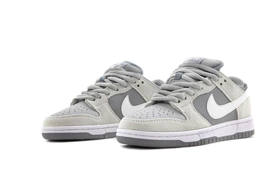 Кросівки жіночі SB Dunk Summit White Sweet Wolf Grey натуральна замша шкіра 36р сірий