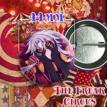 Значок Пьеро из игры The Freak Circus. №11. 44мм