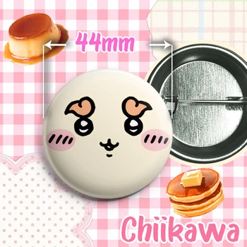 Значок Шиса из аниме Чикава / Chiikawa. №30. 44мм