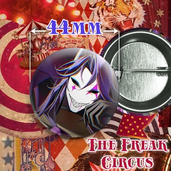 Значок Джестер из игры The Freak Circus. №19. 44мм