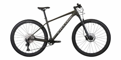 Велосипед CYCLONE SLX 29 RL (2026) серо-зеленый