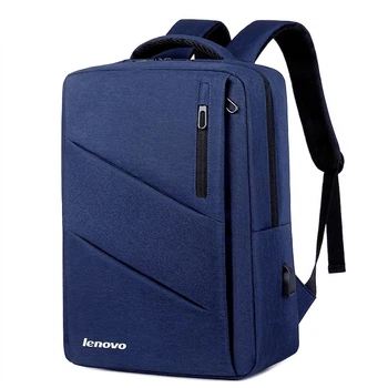Рюкзак противоударный для ноутбука 15,6" Lenovo Леново, водостойкий, с USB-портом Синий ( IBN051Z4 )