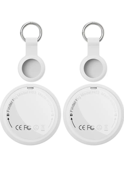 Умный трекер H03 Smart Tracker Tag 2-Pack для Apple Find My Белый
