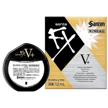 Santen Sante FX V+ золоті краплі для очей з вітамінами (індекс свіжості 5+) 12 мл (02.san.001)