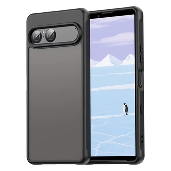Чохол Lenuo Frost Open Camera для Sony Xperia 10 VII Black