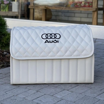 Автомобильный органайзер в багажник Premium Timeless с логотипом Audi, размер М 50 см