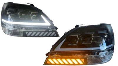 Передні альтернативна тюнінг оптика фари LED на Lexus RX 300 Full LED RP чорна 97-03 комплект Лексус РХ L3773